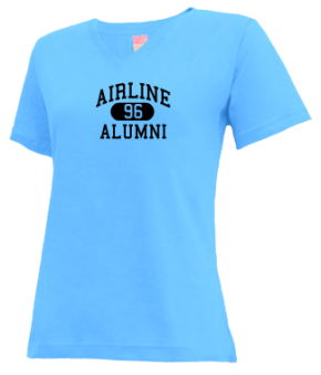 Airline High School V-neck Shirts
