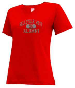 Belleville West High School V-neck Shirts