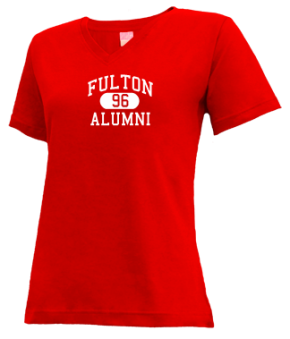 Fulton High School V-neck Shirts