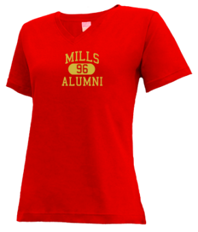 Mills High School V-neck Shirts