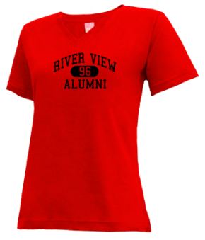 River View High School V-neck Shirts