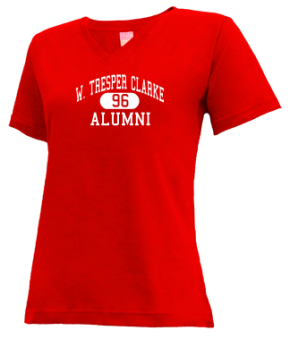 W. Tresper Clarke High School V-neck Shirts