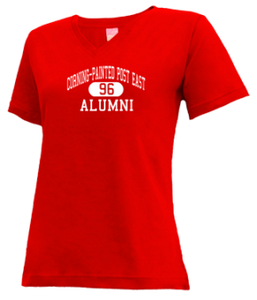 Corning-painted Post East High School V-neck Shirts