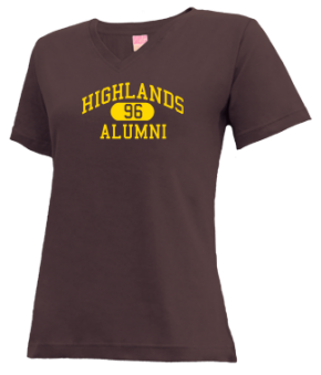 Highlands High School V-neck Shirts