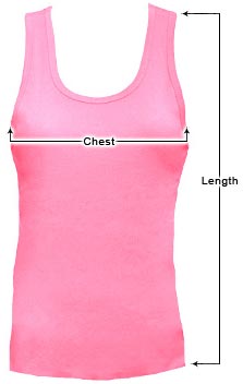 Women's Tank-Tops sizing guide