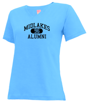 Midlakes High School V-neck Shirts
