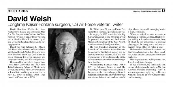 David Bradford Welsh