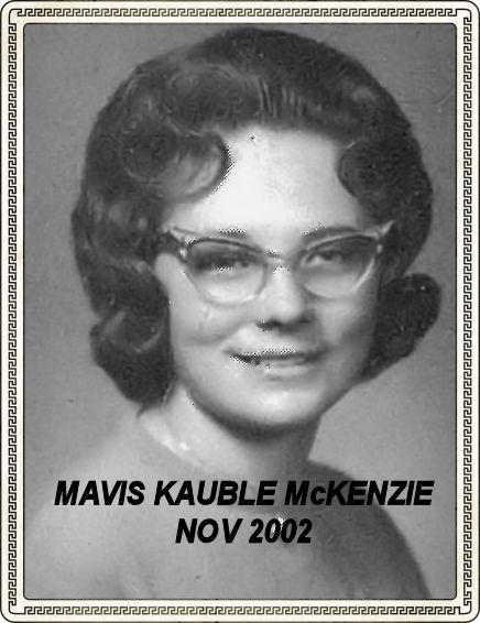 Mavis Kauble Mckenzie