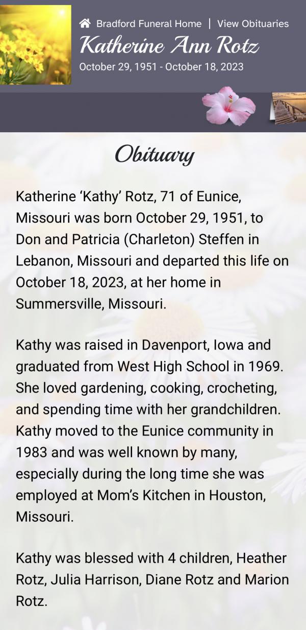 Kathy Steffen Rotz
