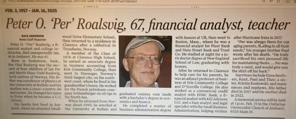 Peter O. “per” Roalsvig