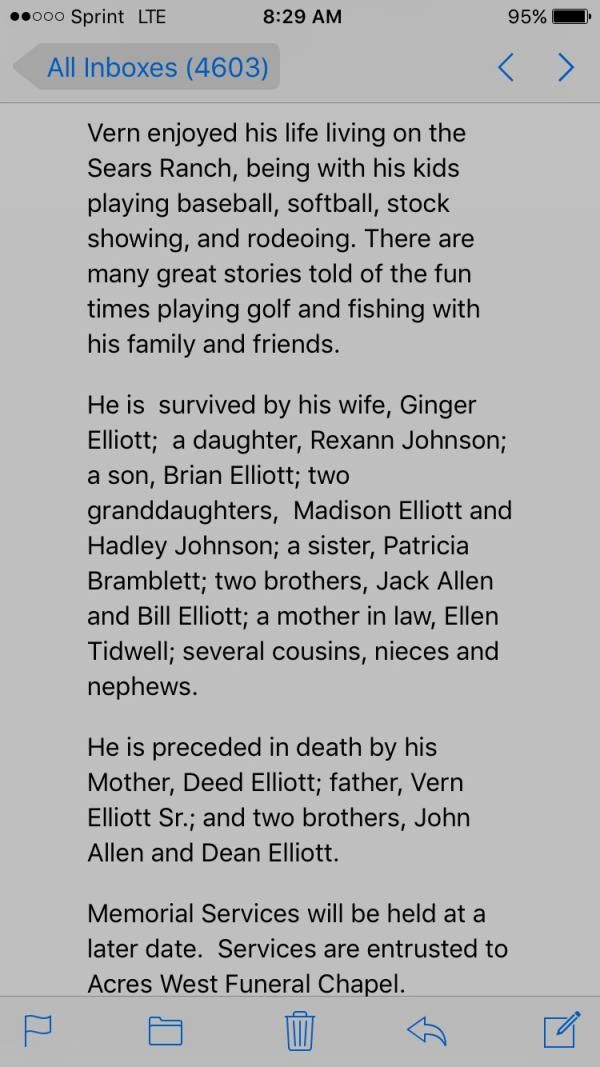 Vern Brownfield Elliott