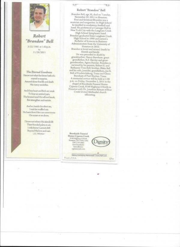 Robert "brandon" Bell