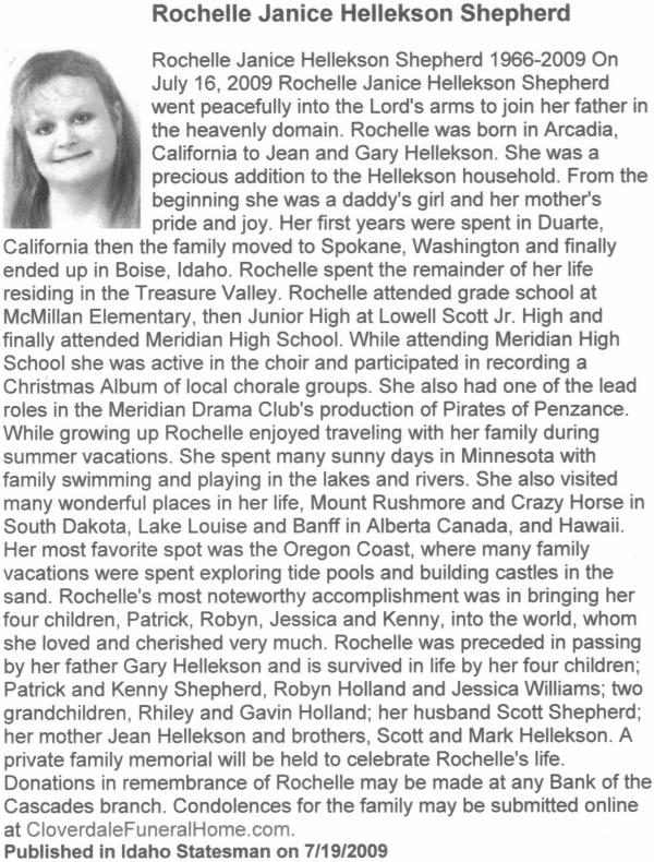 Rochelle Hellekson Shepherd