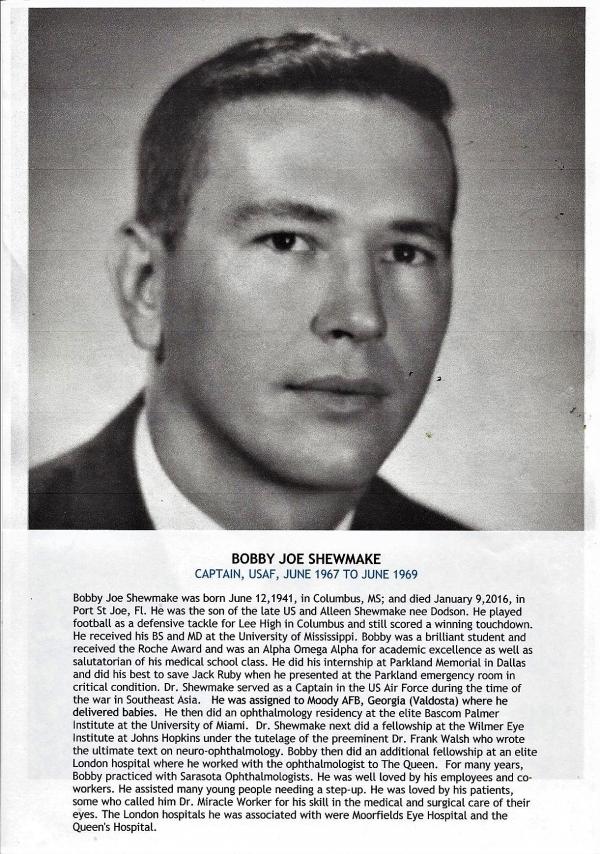 Bobby Joe Shewmake, Md