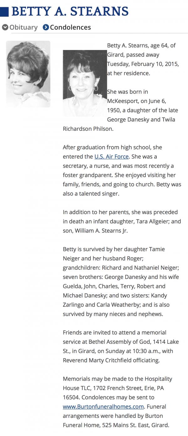 Betty Ensign Stearns