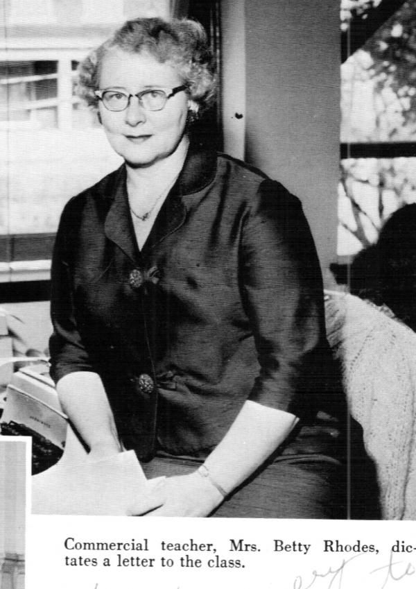 Teacher:  Mrs. Betty T. Rhodes
