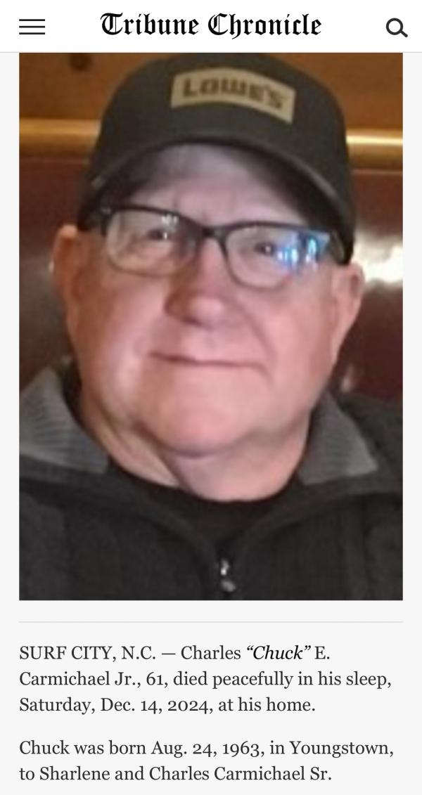 Charles “chuck” E. Carmichael Jr