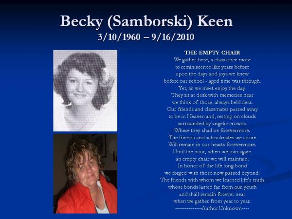 Becky (samborski) Keen