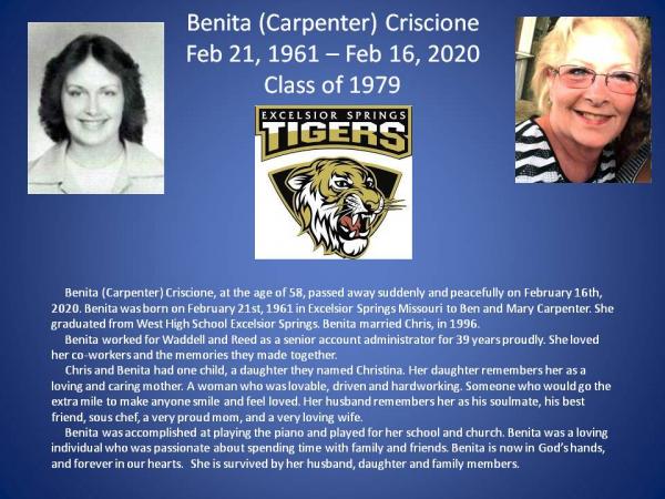 Benita (carpenter) Criscione