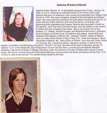 Sebrina (parker) Stilwell