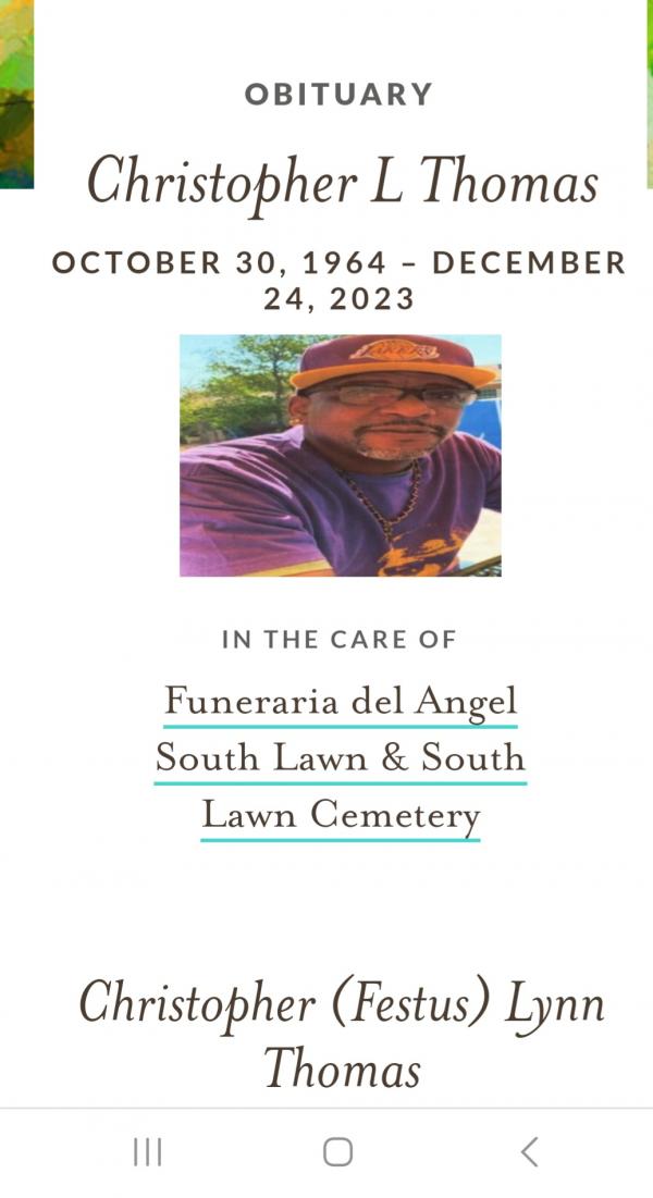 Christopher L Thomas