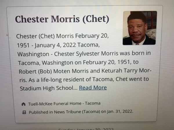 Chester (chet) Morris