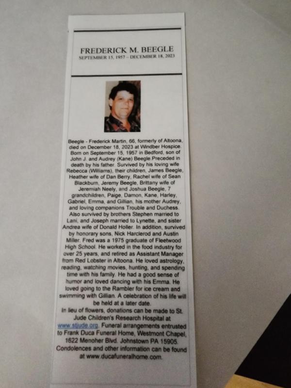 Frederick Martin Beegle