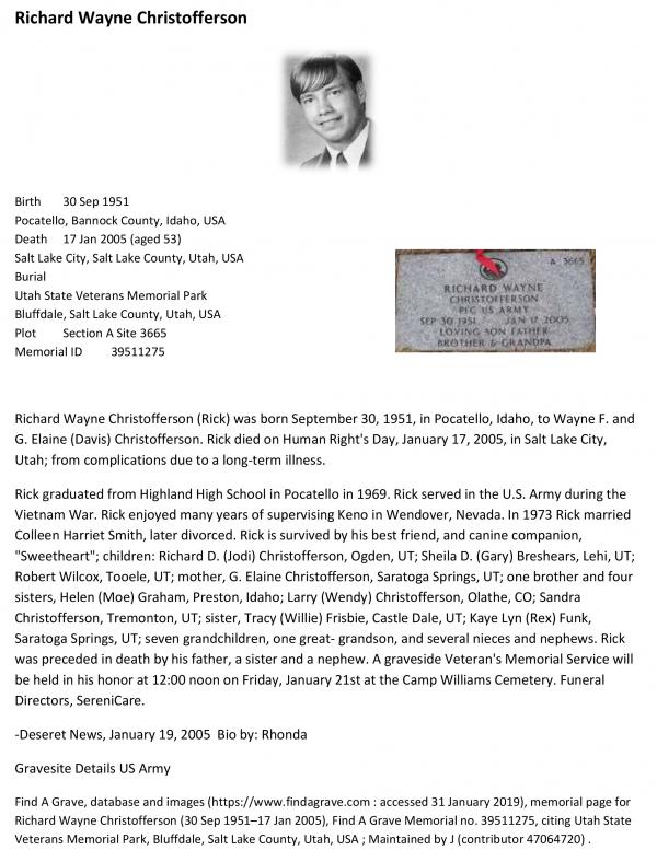 Richard Wayne Christofferson