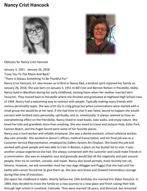 Nancy Crist (hancock)