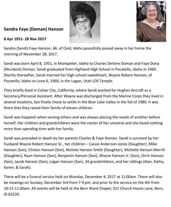 Sandra Faye Doman (wayne)