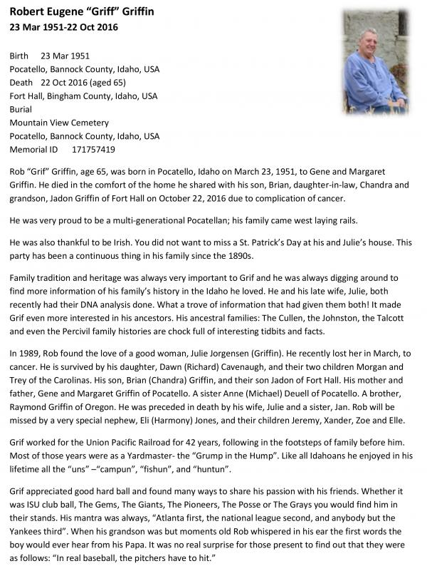 Robert Eugene Griffin