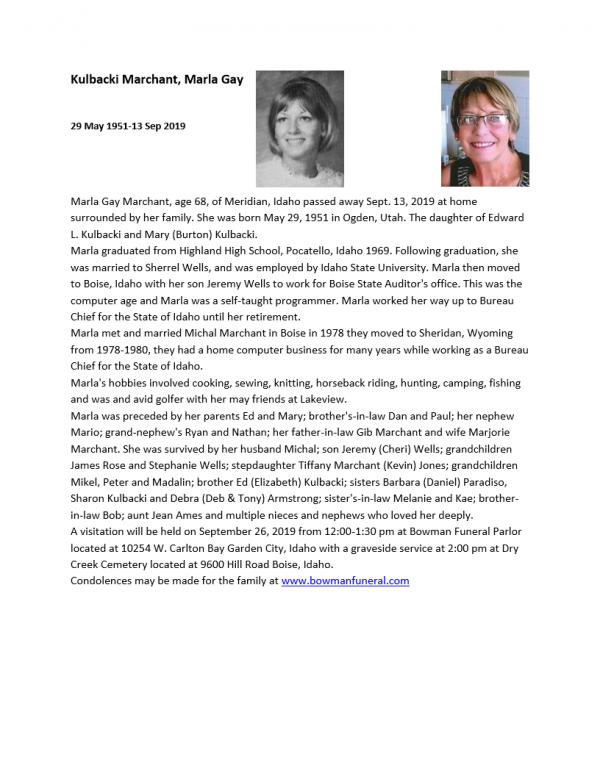 Marla Gay Kulbacki (marchant)