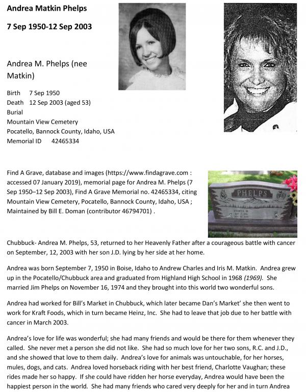 Andrea Matkin (phelps)