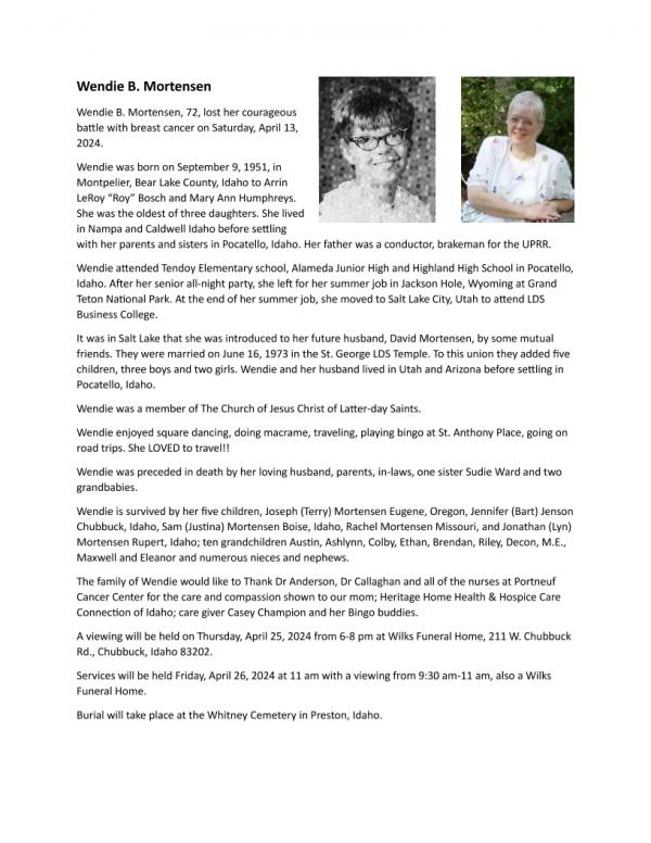 Wendie Bosch Mortensen