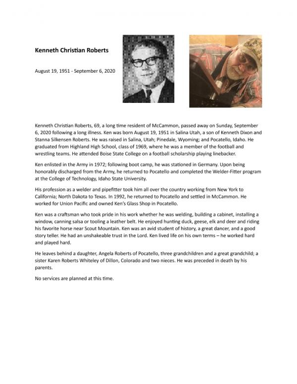 Kenneth Christian Roberts