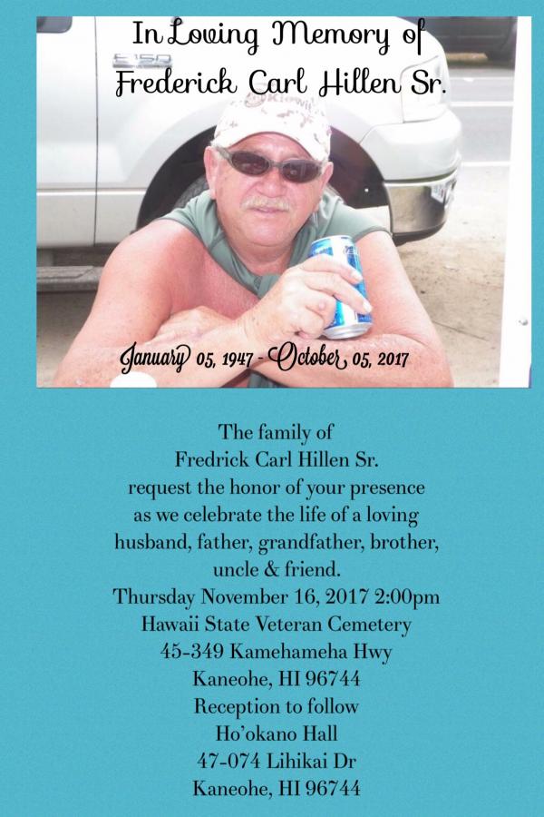 Fredrick Carl Hillen Sr