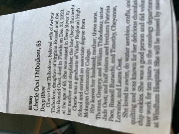 Cherie Oest Thibodeau