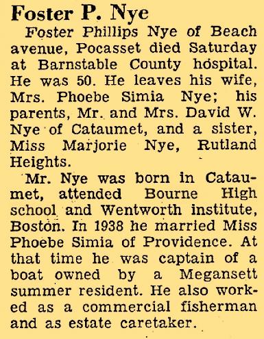 Foster Phillips Nye, 50