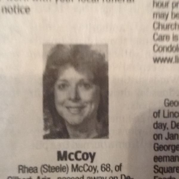 Rhea Steele Mccoy