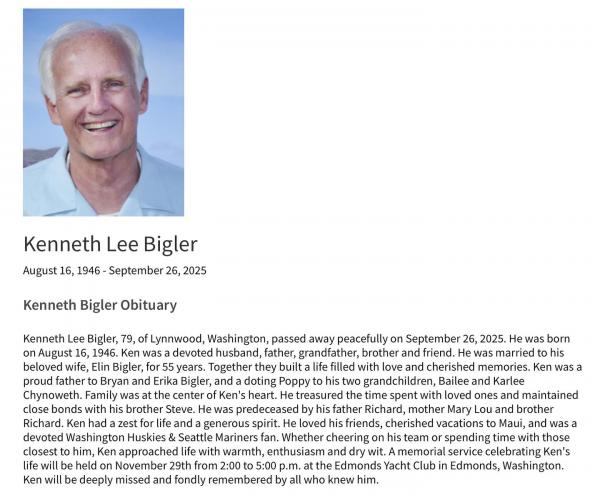 Kenneth Lee Bigler