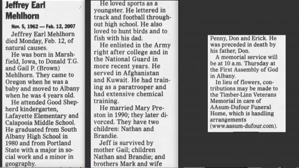 Jeffrey Earl Mehlhorn