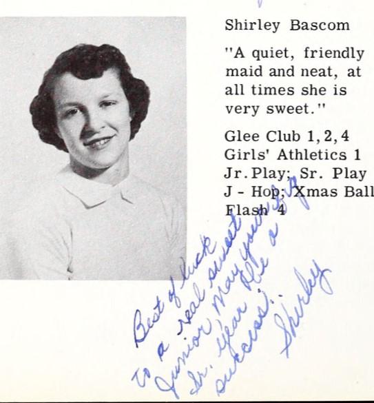 Shirley Joan (bascom) Dixon