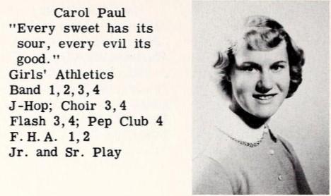 Carol Rae Paul Mcpherson