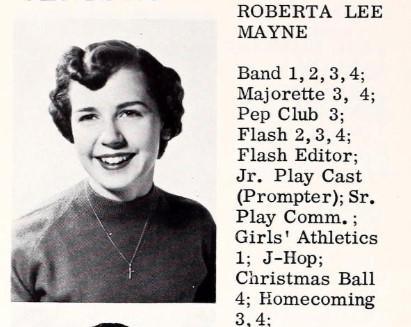 Roberta "bobbie" Lee Mayne Albright