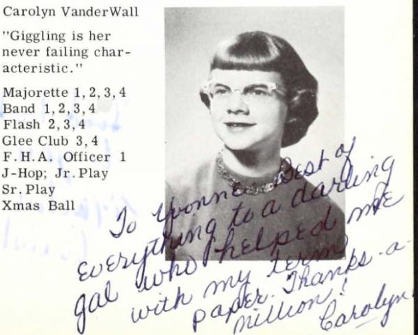 Carolyn June Vanderwall Robinson