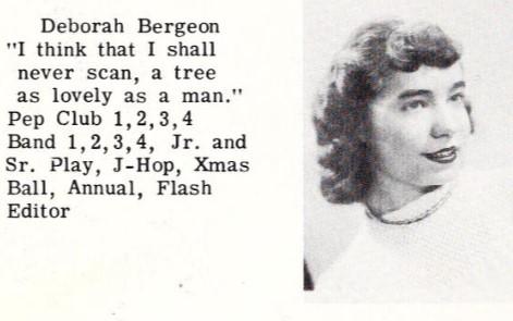 Deborah "debby" Bergeon Clark
