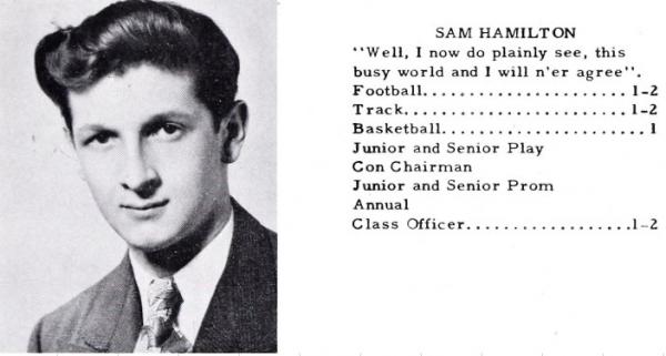 Msgt Ralph Samuel &ldquo;sam&rdquo; Hamilton