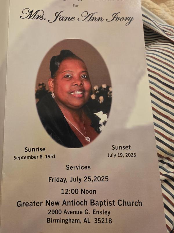 Jane Ann Davidson Ivory