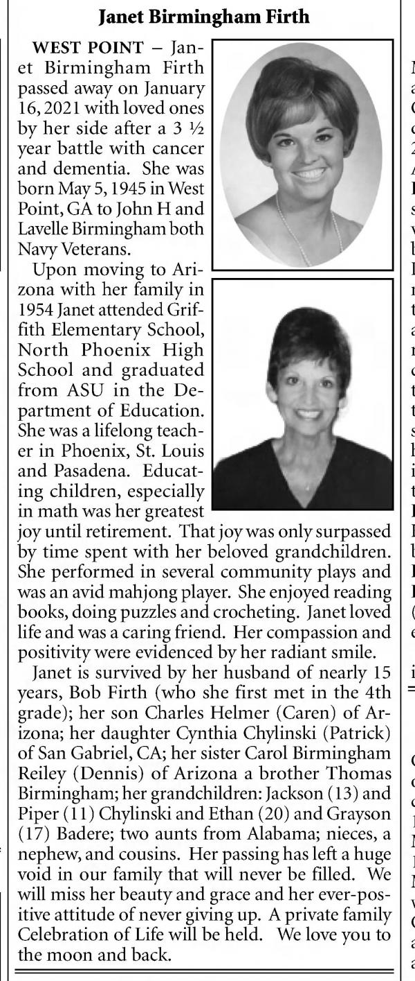 Janet Sue Birmingham