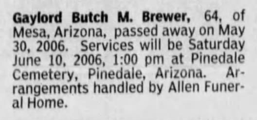 Gaylord Maxwell Brewer